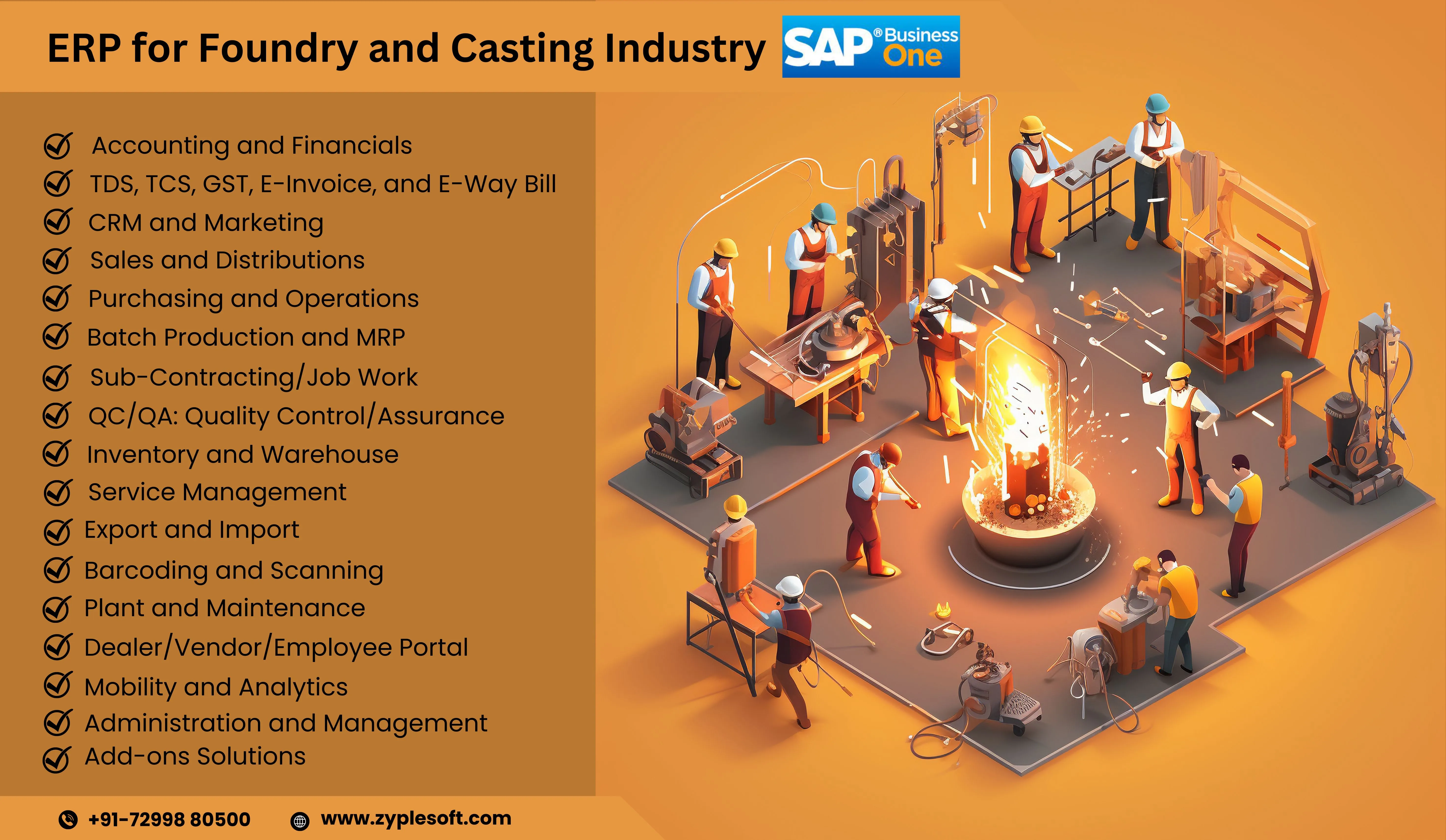 SAP Business One for Foundry and Casting Industry